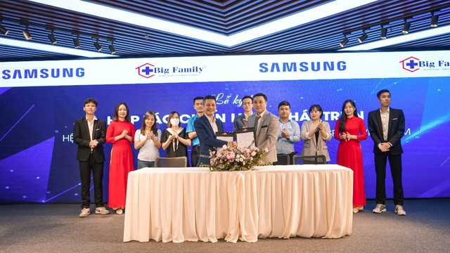 Bigfamily chính thức trở thành đối tác chiến lược của Tập đoàn Samsung Display Việt Nam